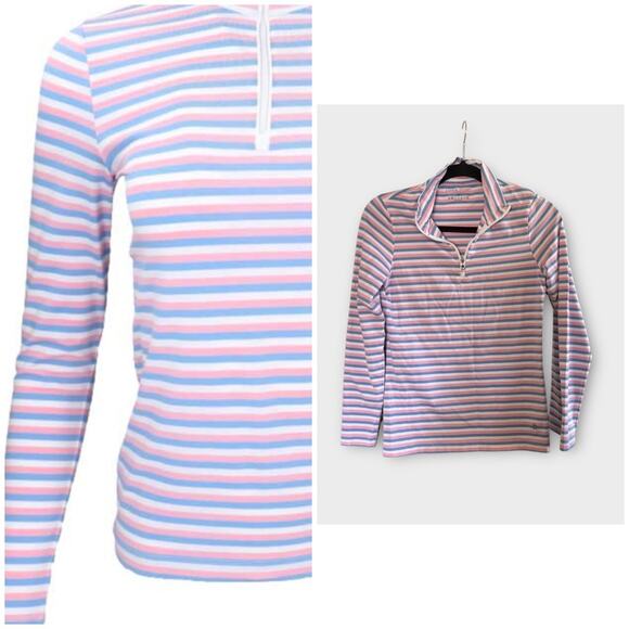 LOHLA SPORT Spring Stripes athleisure pullover - Picture 1 of 9